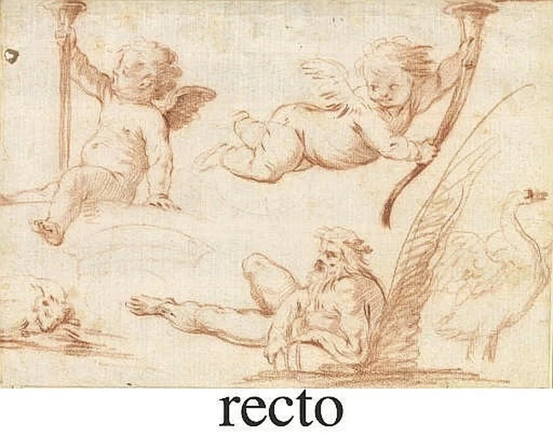 Due putti con trombe